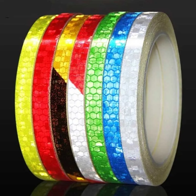 1cm*8m Bike Stickers Reflective Tape