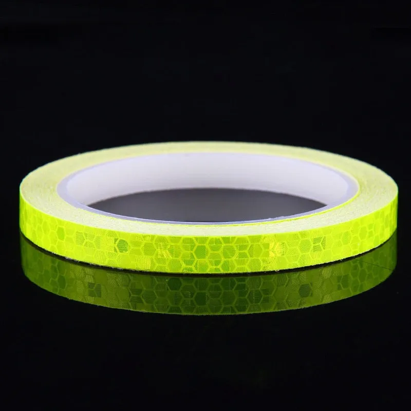 1cm*8m Bike Stickers Reflective Tape