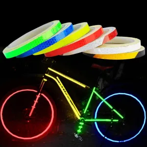 1cm*8m Bike Stickers Reflective Tape