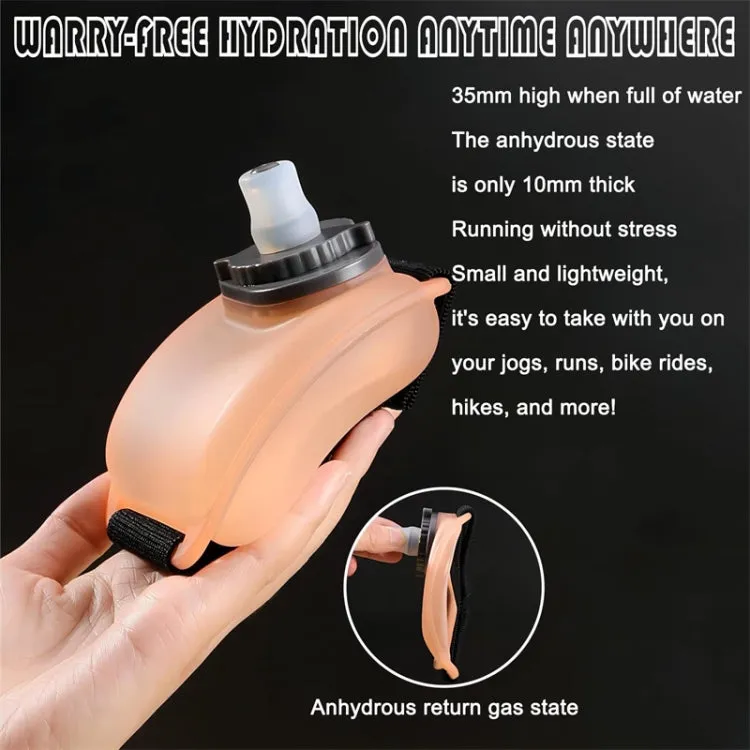 200ml Outdoor Running Wrist Water Bottle Hands Free Sports Cup(White)