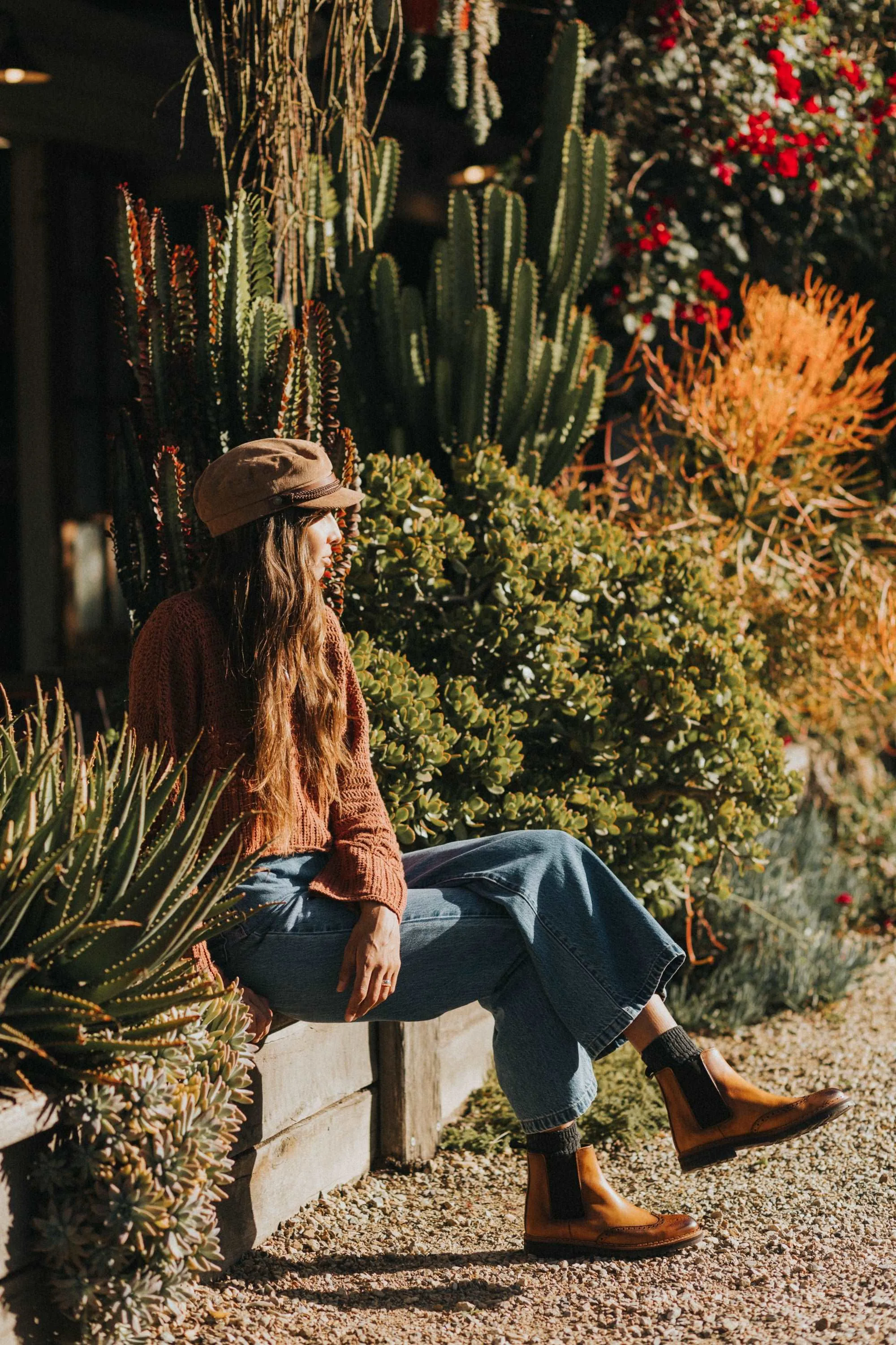 Abril Chelsea & Oxford Boots - Cognac Leather