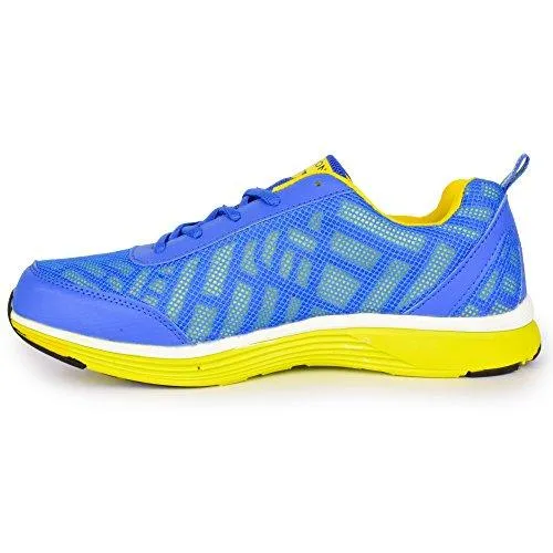 Action Shoes Men's Blue-Yellow Running Shoes - 7 UK/India (41 EU)(1555-BLUE-YELLOW)