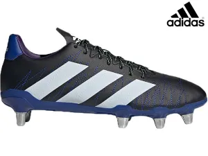 Adidas Kakari SG Mens Rugby Boot (Core Black/Blue/White)