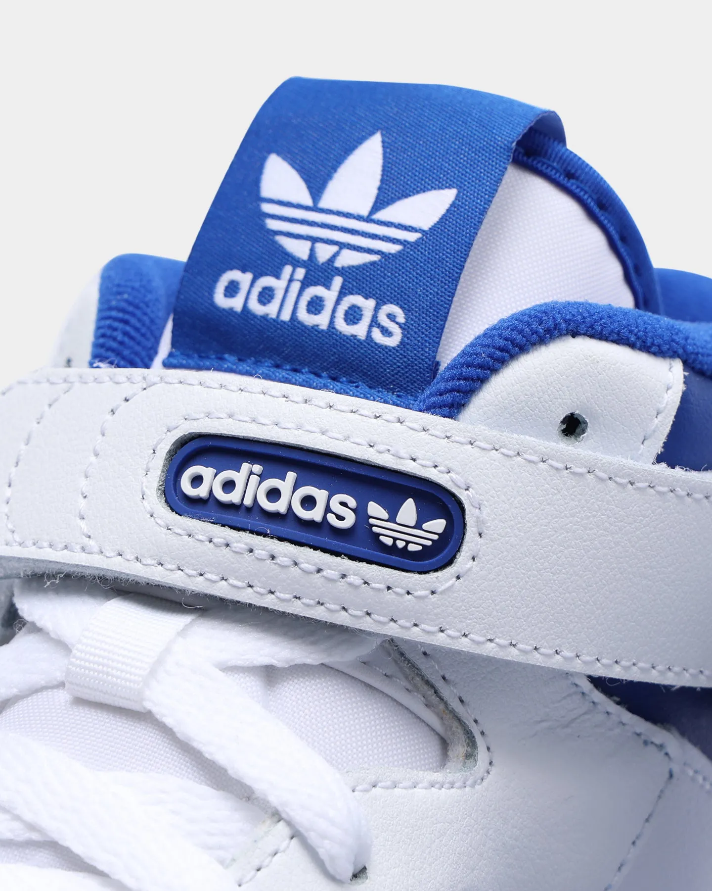 Adidas Men's Forum Mid Cloud White / Royal Blue / Cloud White