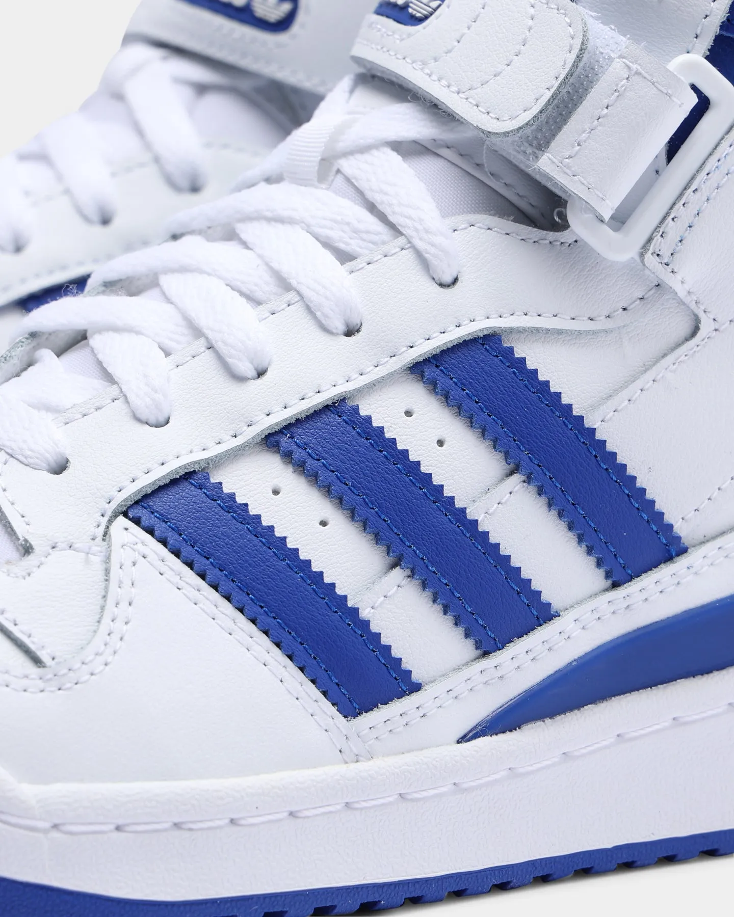 Adidas Men's Forum Mid Cloud White / Royal Blue / Cloud White