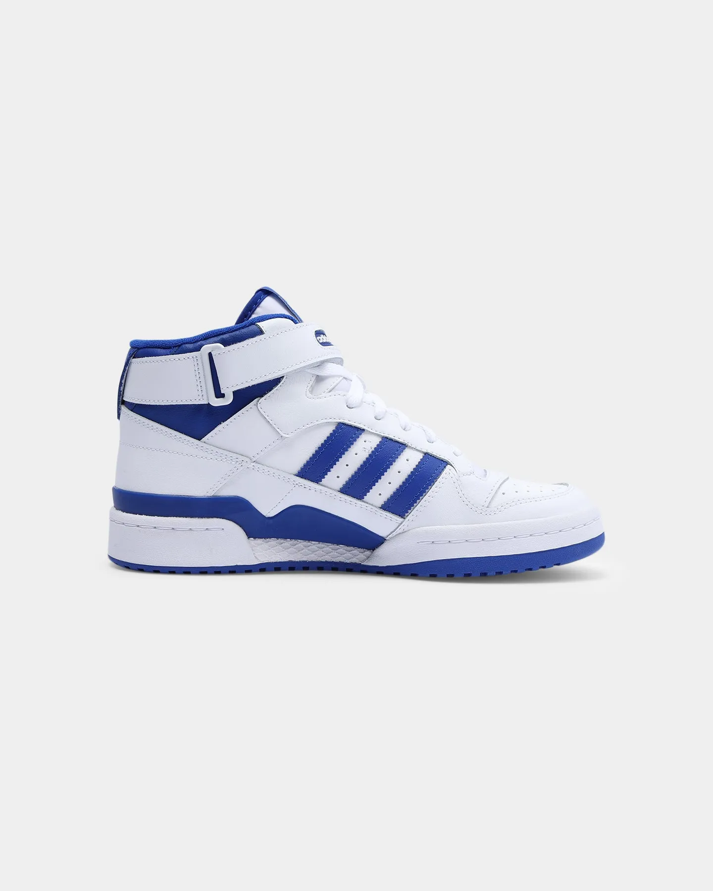 Adidas Men's Forum Mid Cloud White / Royal Blue / Cloud White