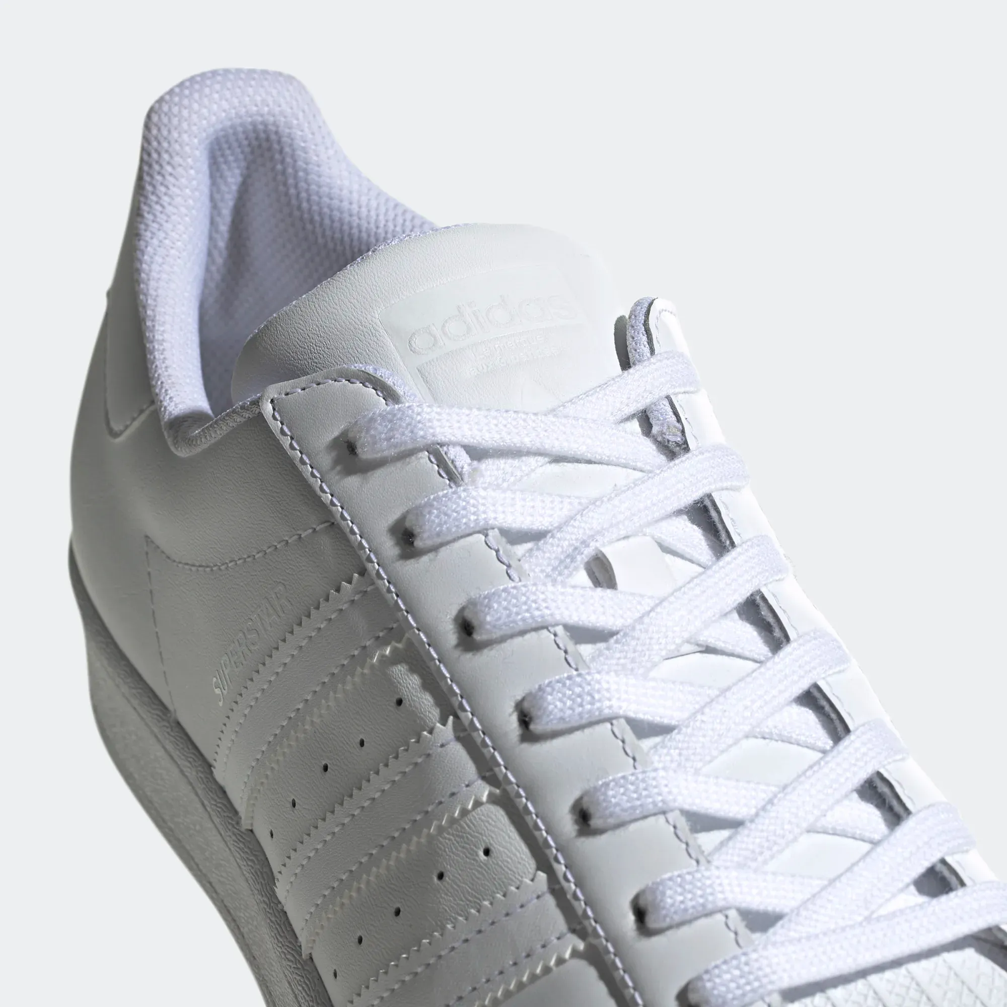 Adidas Men's Superstar Shoes - All White