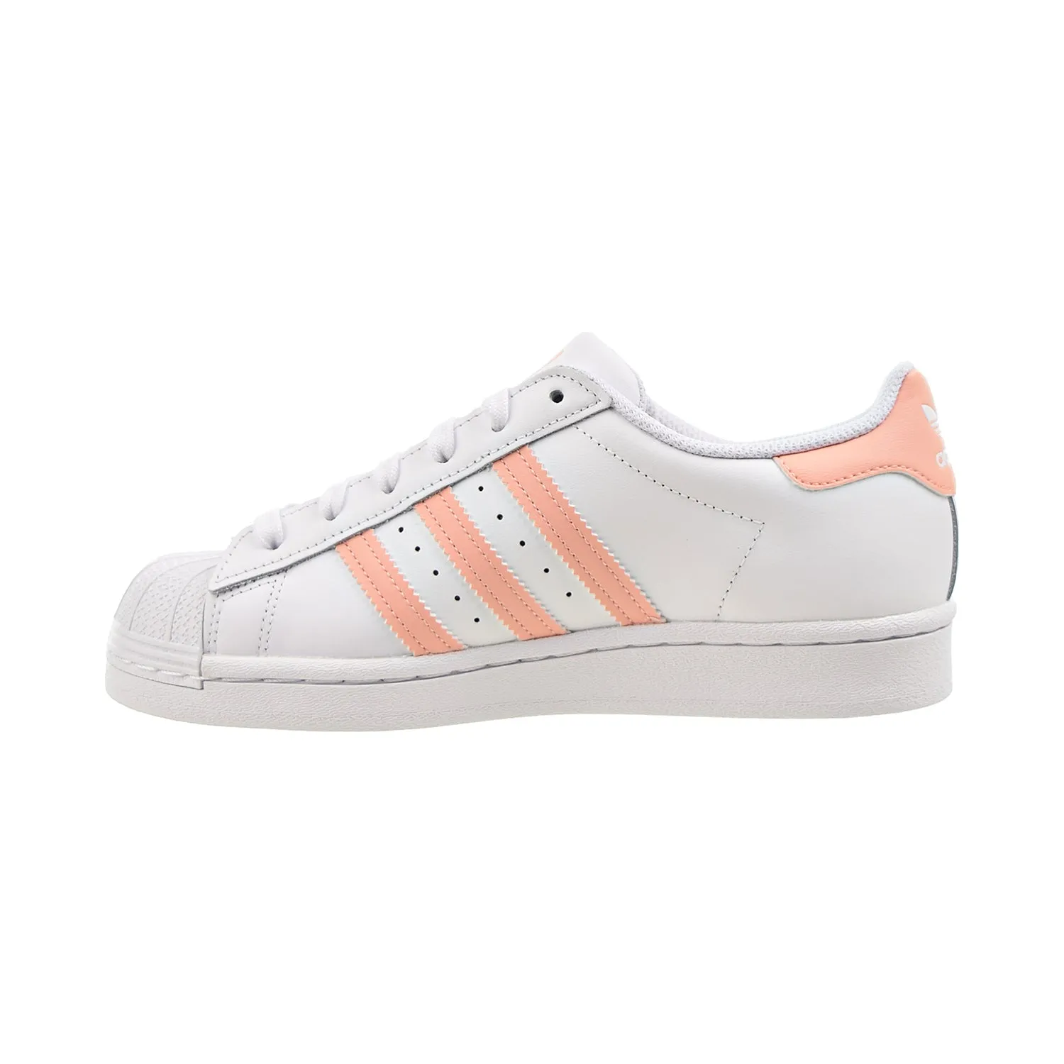 Adidas Originals Superstar J Big Kids' Shoes Cloud White-Ambient Blush