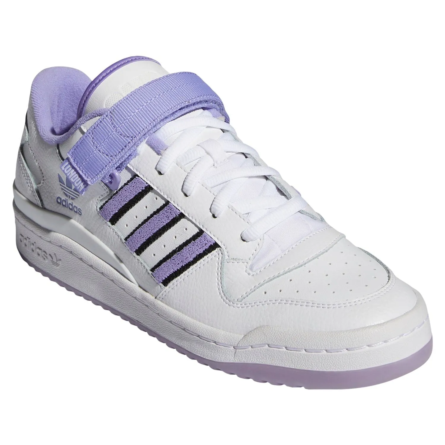 adidas Originals Womens Forum Low City Shoes - White/Purple