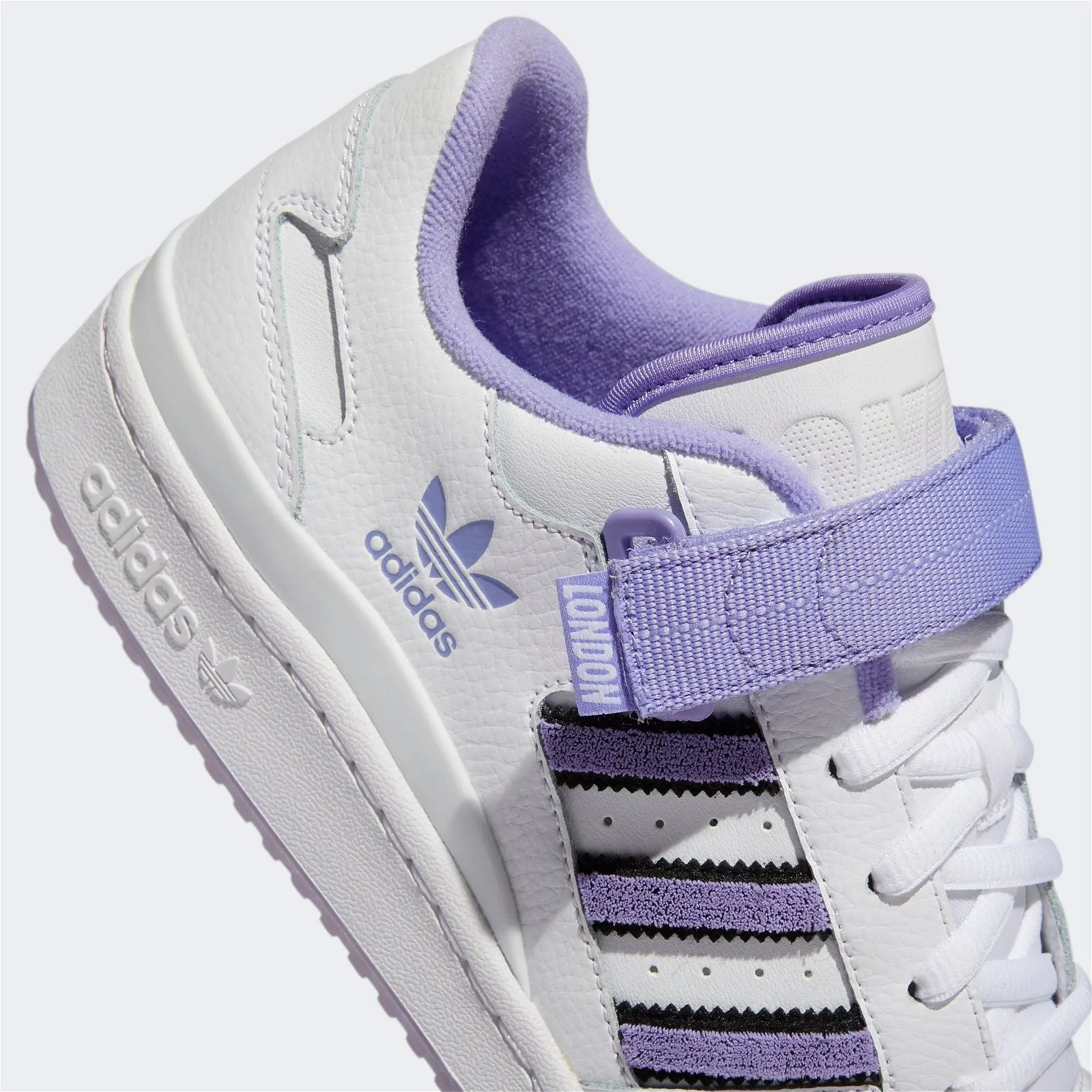 adidas Originals Womens Forum Low City Shoes - White/Purple