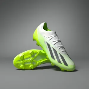 adidas X Crazyfast .1 FG Boots- White/Lemon