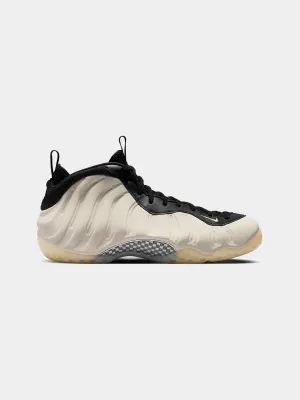 AIR FOAMPOSITE ONE (BLACK/TEAM GOLD-LT OREWOOD BRN-CHROME)