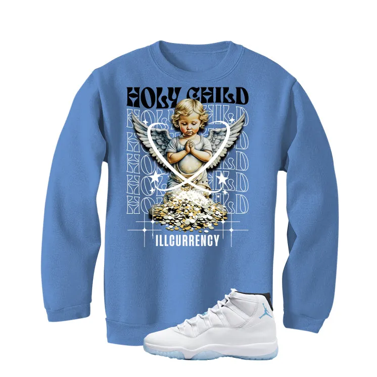 Air Jordan 11 Legend Blue Carolina Blue T-Shirt (Holy Child)| illcurrency