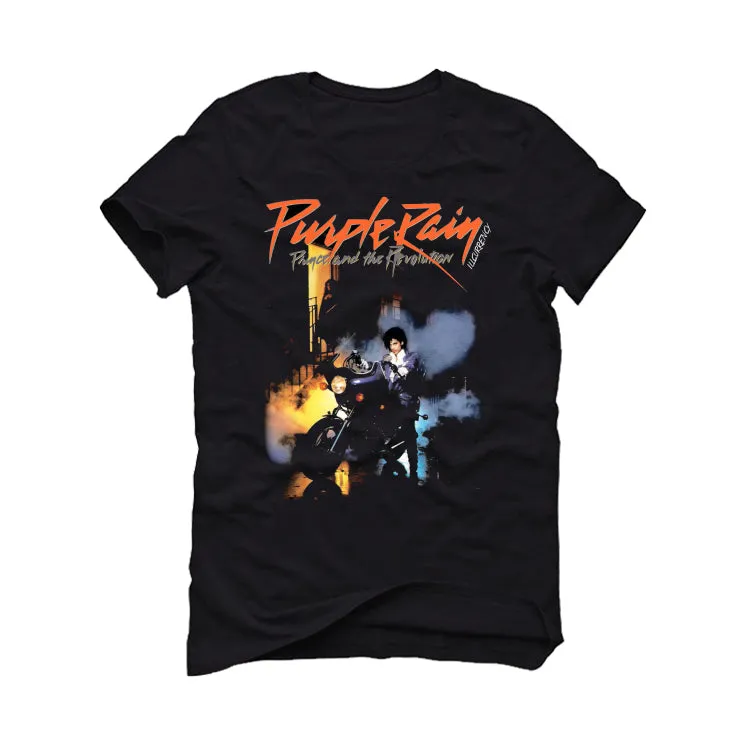 Air Jordan 3 Retro “Fear” | illcurrency Black T-Shirt (Purple Rain)