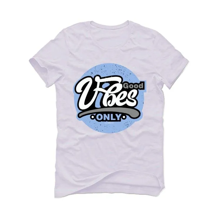 Air Jordan 4 UNC White T-Shirt (Good Vibes)