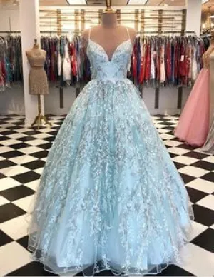 Ball Gown Lace Prom Dress,Charming Evening Dress,Prom Dresses  cg9002