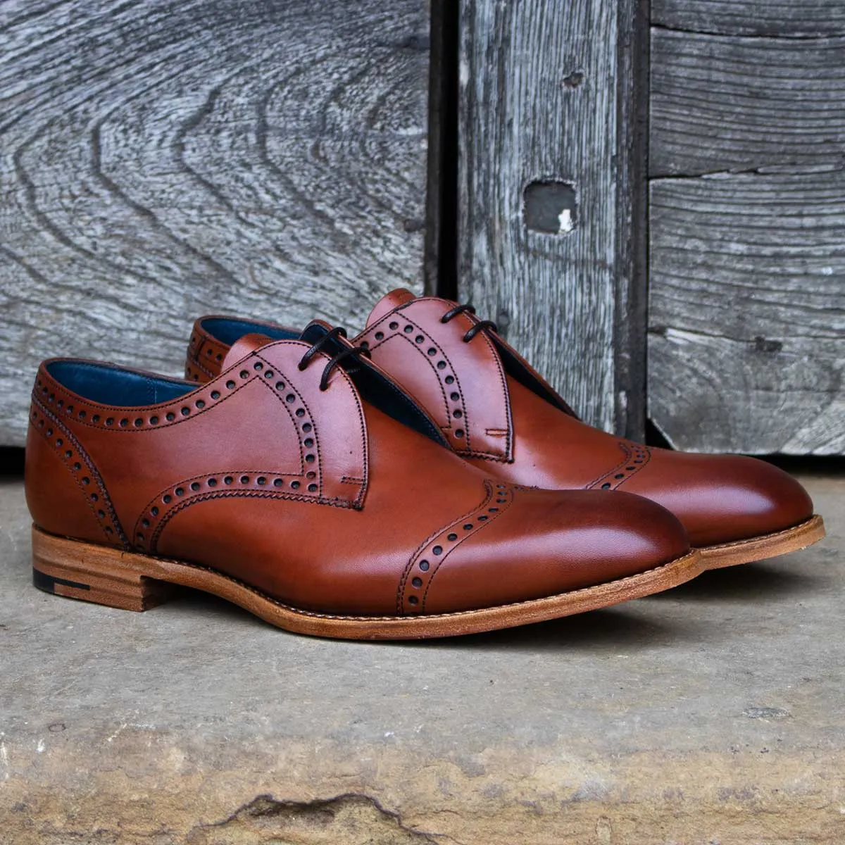 BARKER Matlock Shoes - Mens - Chestnut Calf