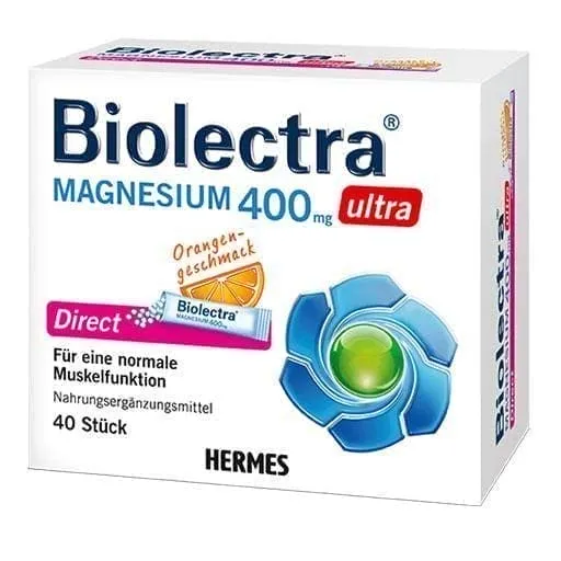 BIOLECTRA Magnesium 400 mg ultra Direct Orange 40 pc