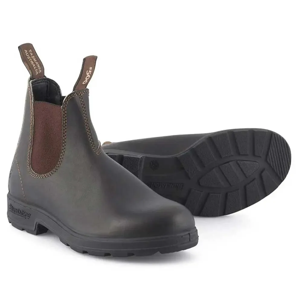 BLUNDSTONE Boots - 500 Leather - Stout Brown