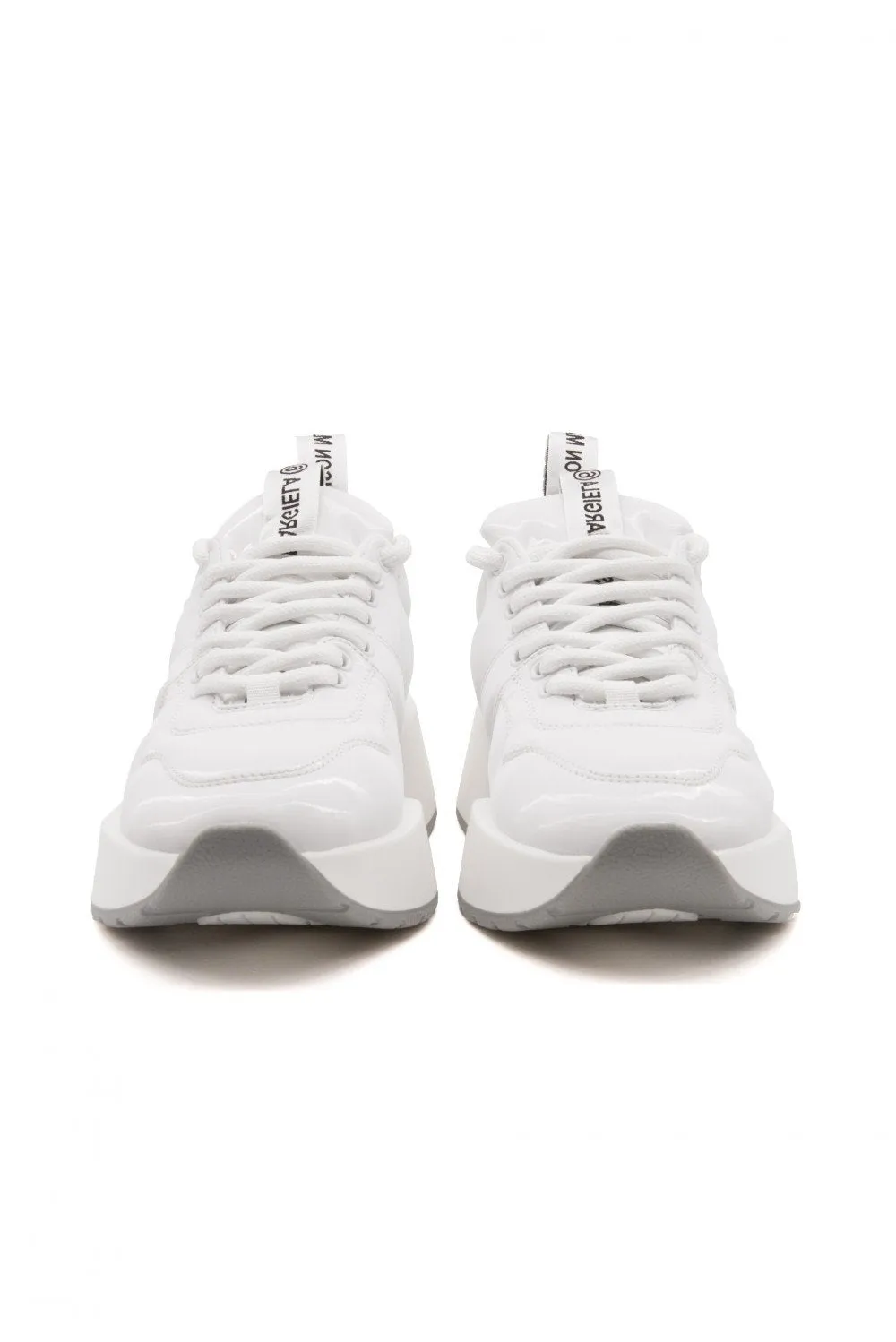 Bright White Leather Sneaker