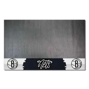 Brooklyn Nets Vinyl Grill Mat - 26in. x 42in.