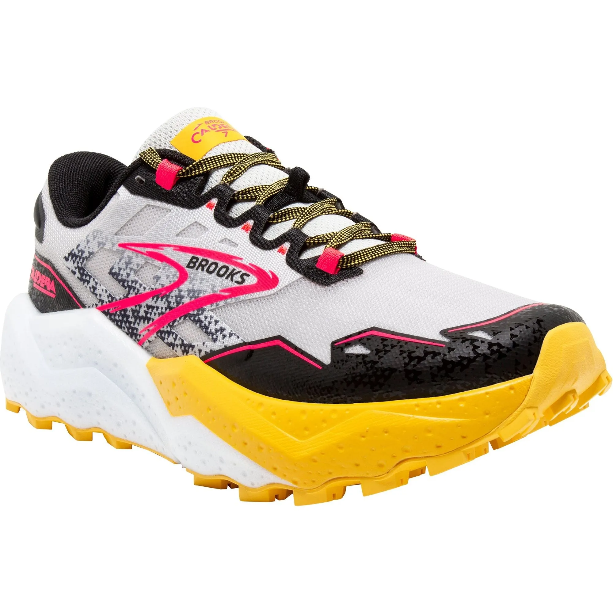 Brooks Caldera 7 Womens Trail Running Shoes - White