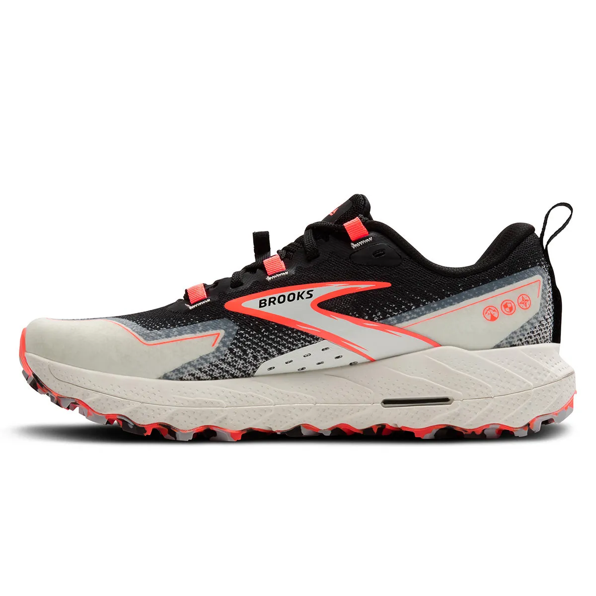 Brooks Cascadia 18 Womens | Black/blue Wash/ Flame