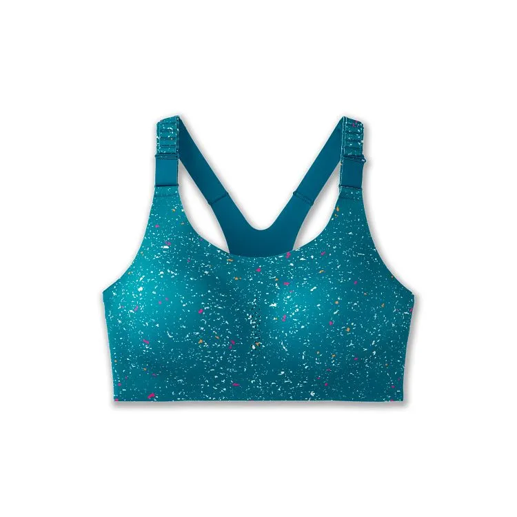 Brooks | Dare Racerback 2.0 | Run Bra | Lagoon Speckle Print