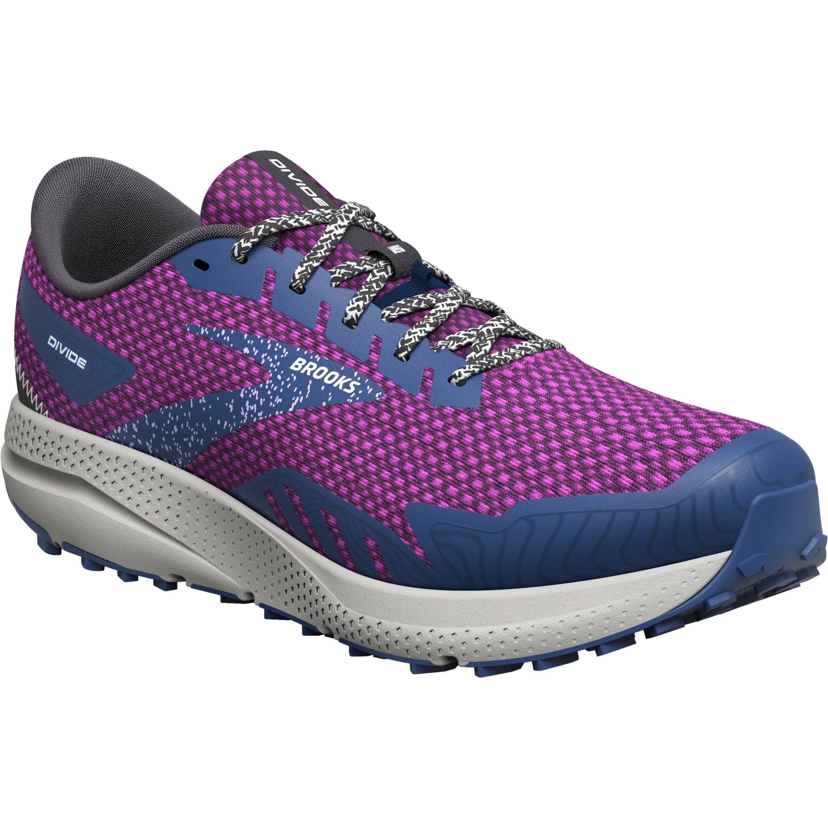 Brooks Divide 4 Womens Trail Running Shoes - Purple