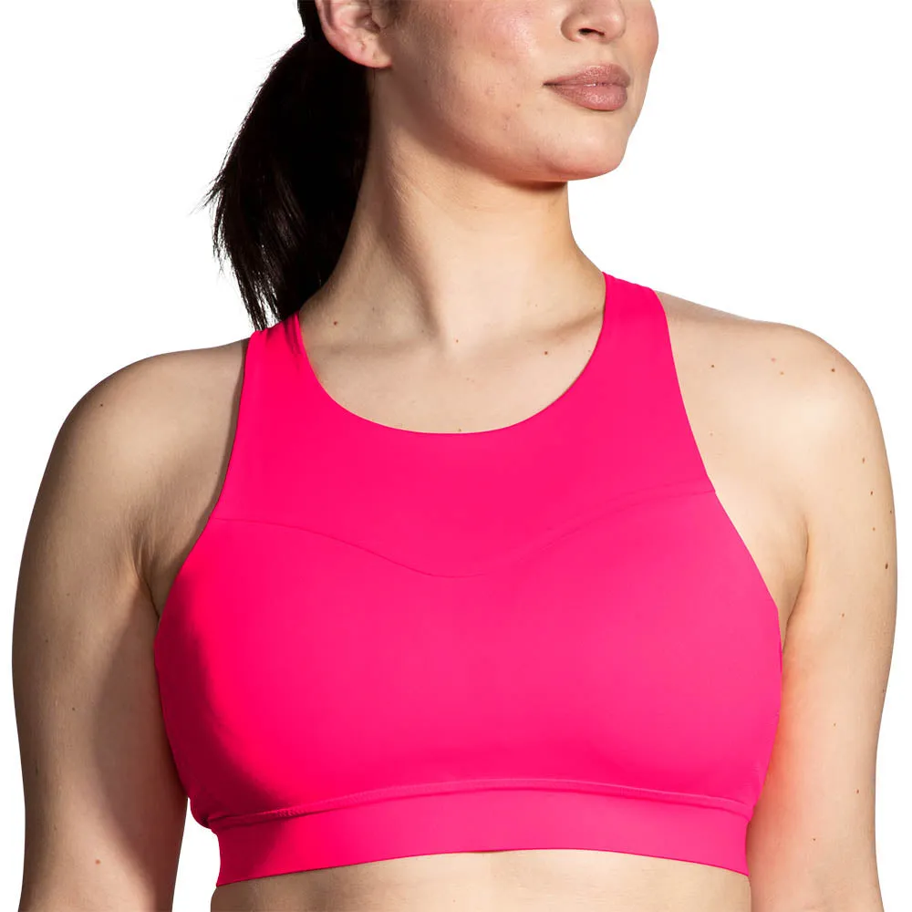 Brooks | Drive 3 Pocket Run Bra | Hyper Pink