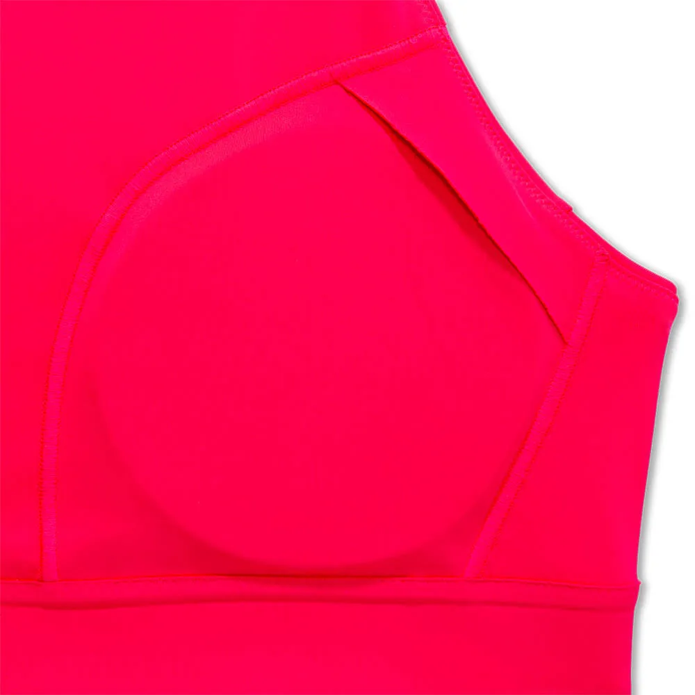 Brooks | Drive 3 Pocket Run Bra | Hyper Pink