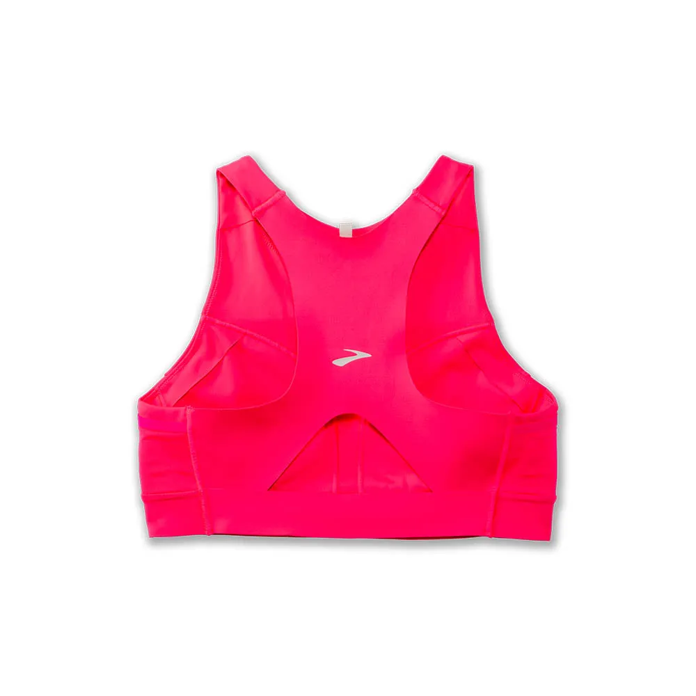 Brooks | Drive 3 Pocket Run Bra | Hyper Pink