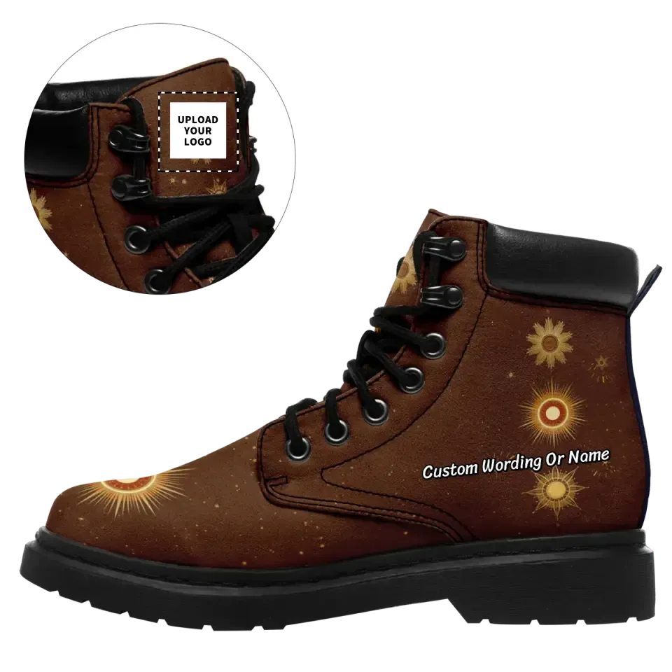 Business Gifts For Clients, christmas gift ideas employees Personalized Yoga Boots, Custom Sun and Moon Boots, Unlock The Mystery,1921-23020140