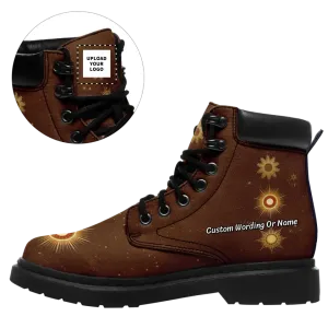 Business Gifts For Clients, christmas gift ideas employees Personalized Yoga Boots, Custom Sun and Moon Boots, Unlock The Mystery,1921-23020140