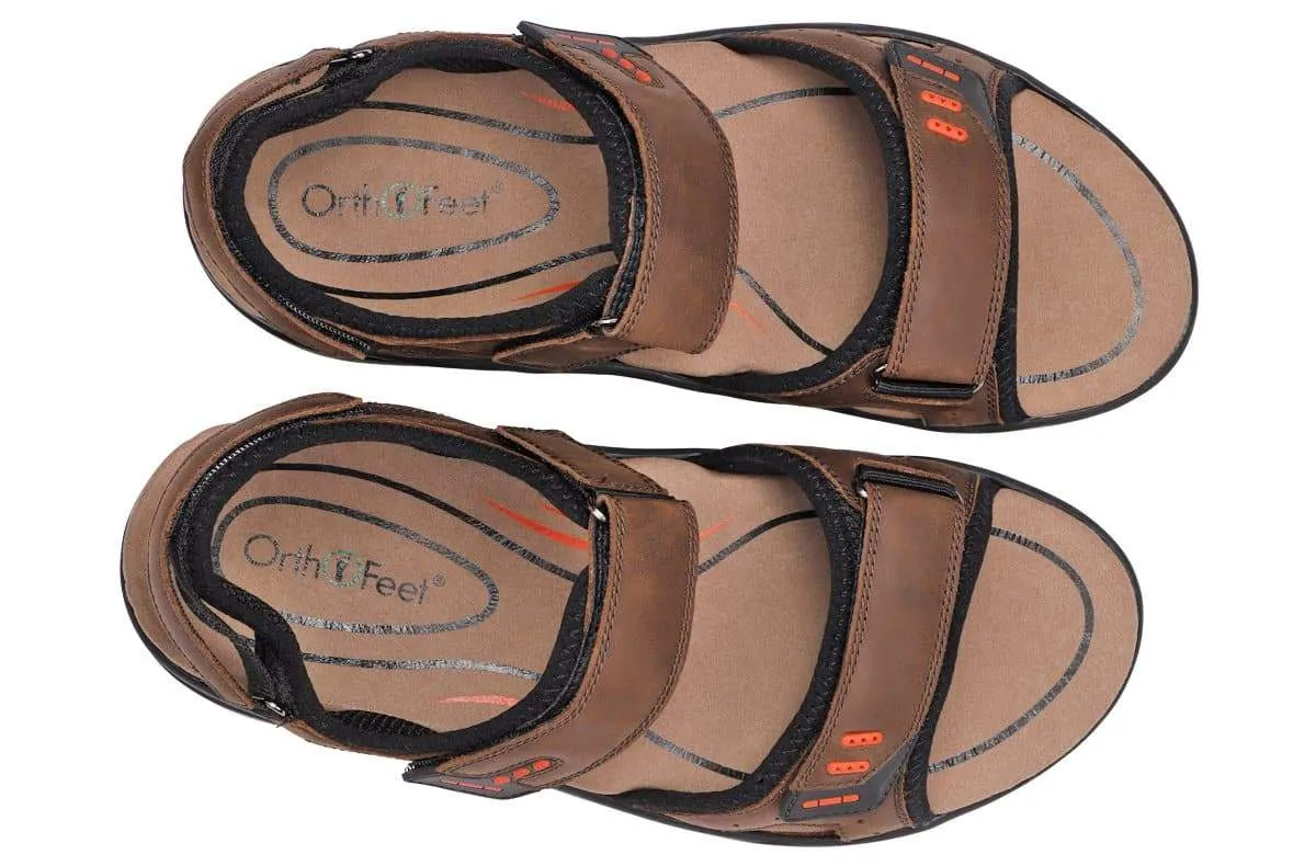 Cambria Brown Men's Sandals