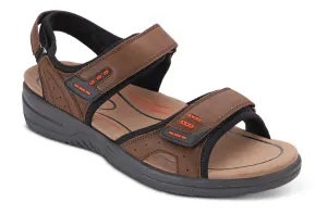 Cambria Brown Men's Sandals