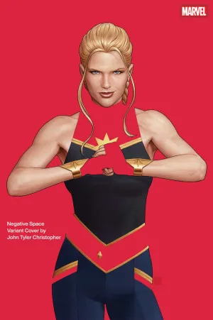 Captain Marvel 1 John Tyler Christopher Negative Space Variant