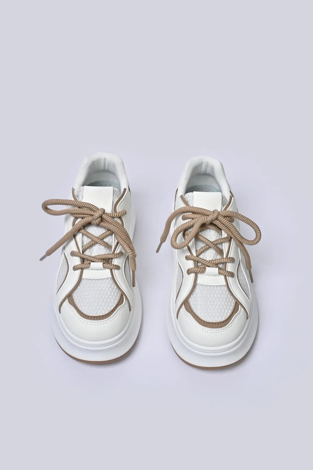 CHUNKY CONTRAST DETAIL SNEAKERS