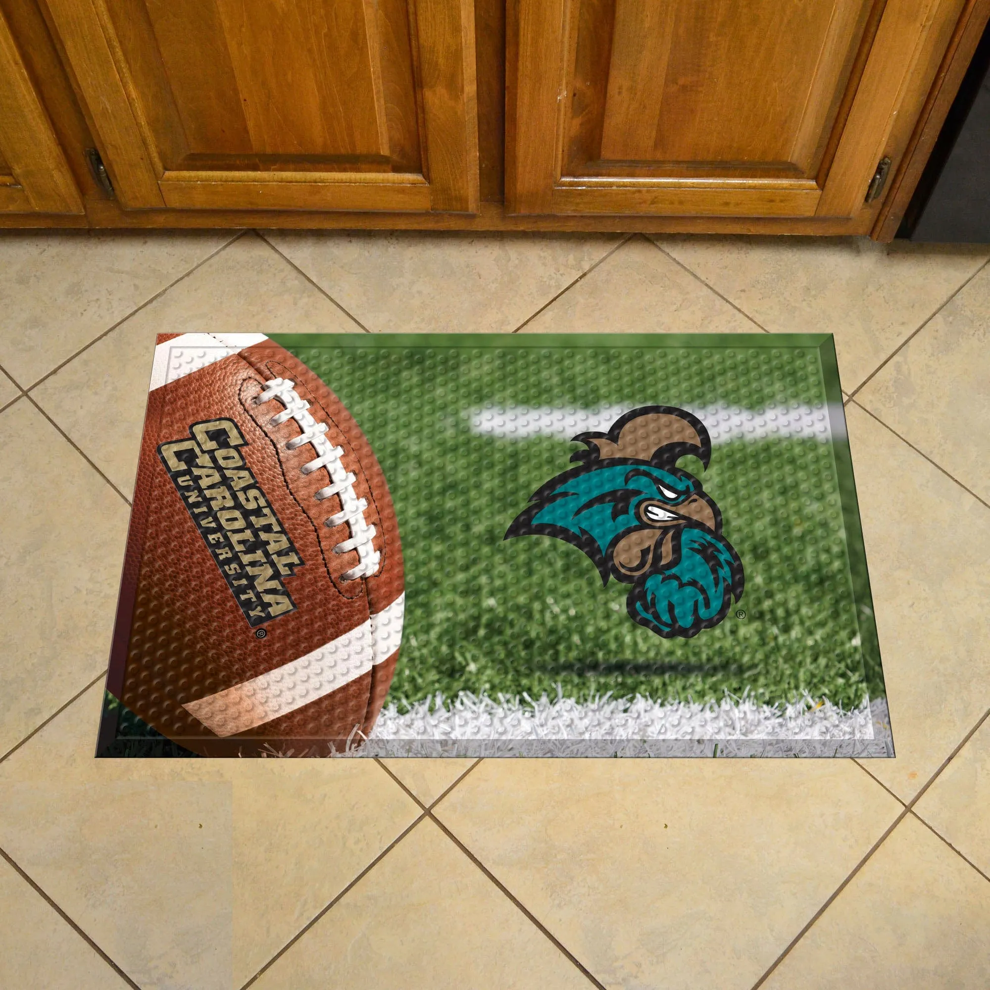 Coastal Carolina Chanticleers Rubber Scraper Door Mat