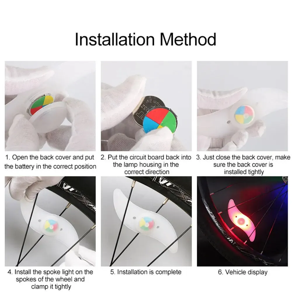 Colorful Bike Wheel Light