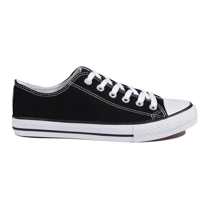 CONVERSE LOWS - BLACK WHITE