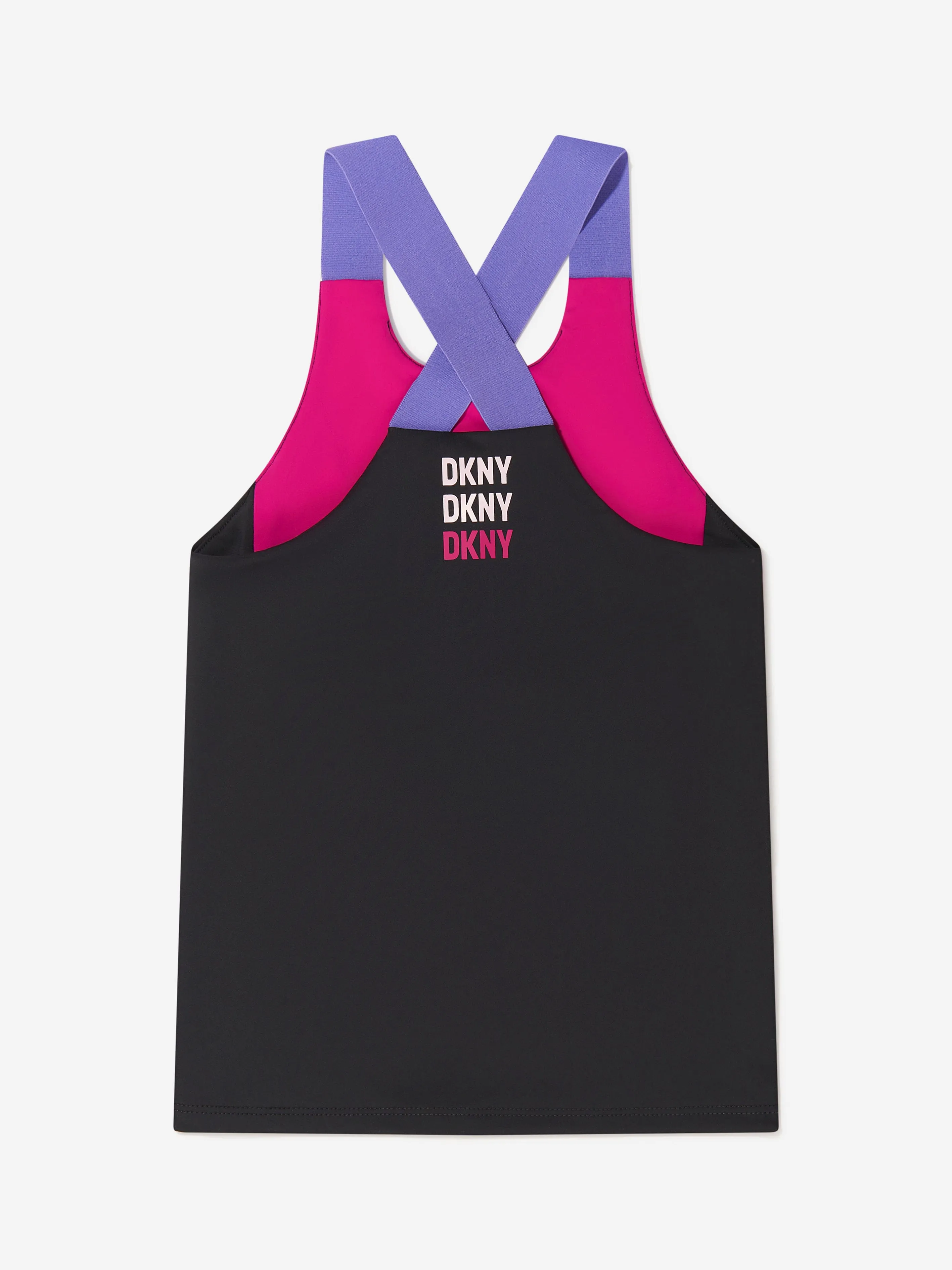 DKNY Girls Logo Print Sports Top