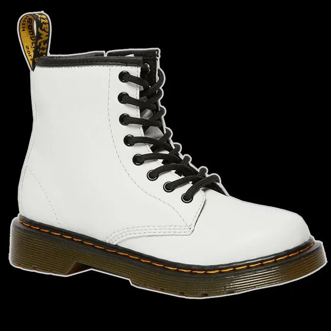 Dr Martens - Toddler 8 Eyelet White leather Boot