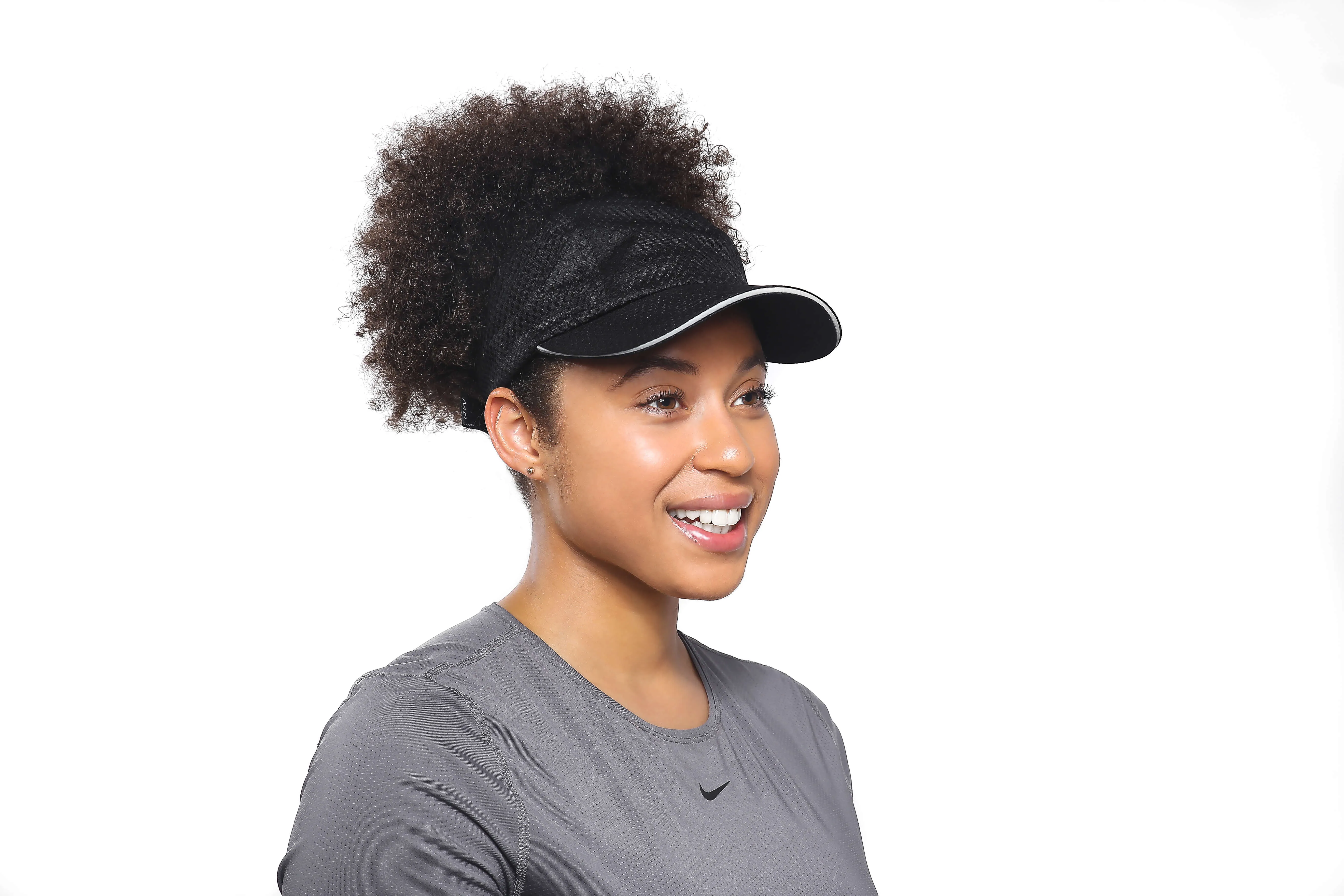 Dri-Fit Backless Running Hat - Black