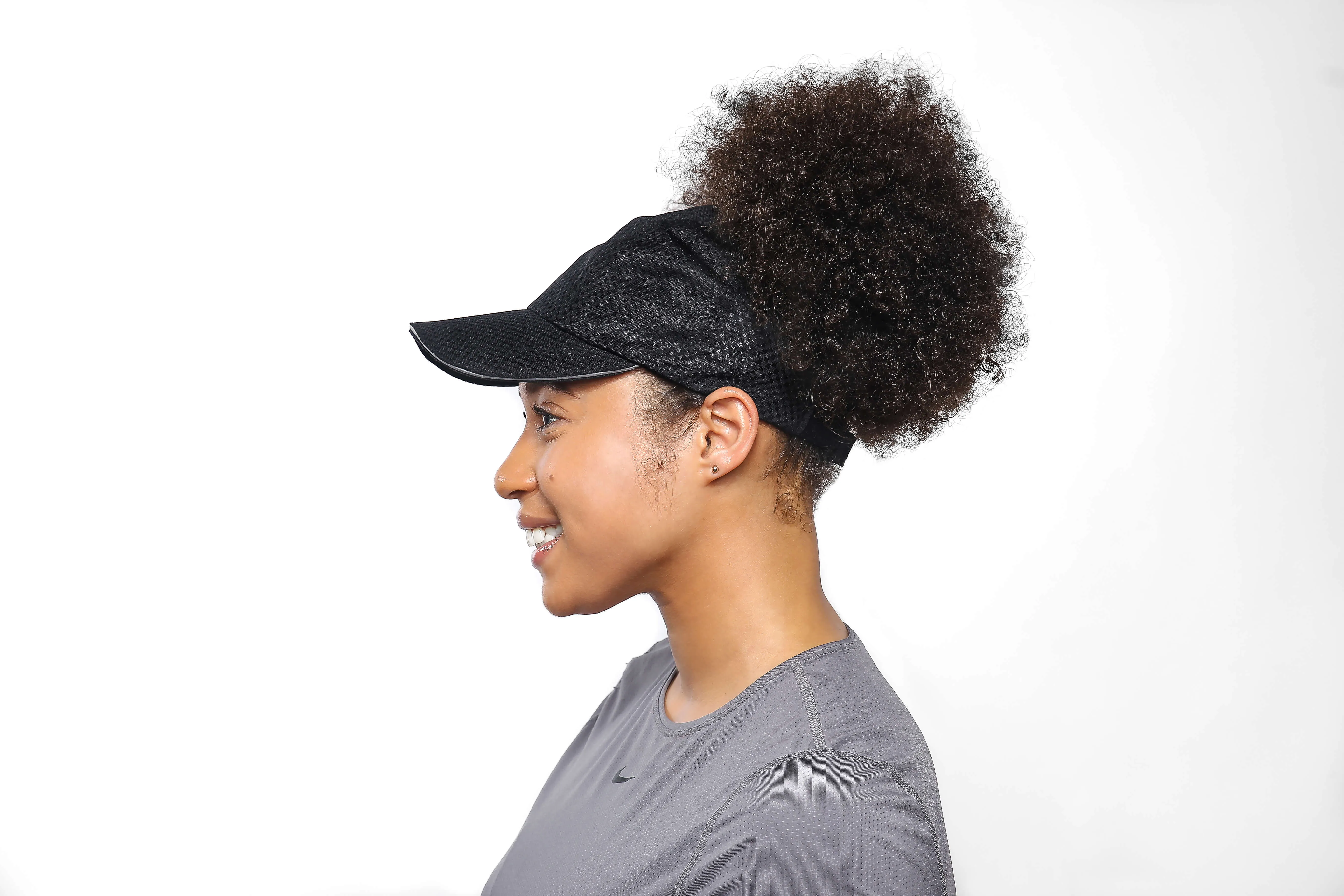 Dri-Fit Backless Running Hat - Black