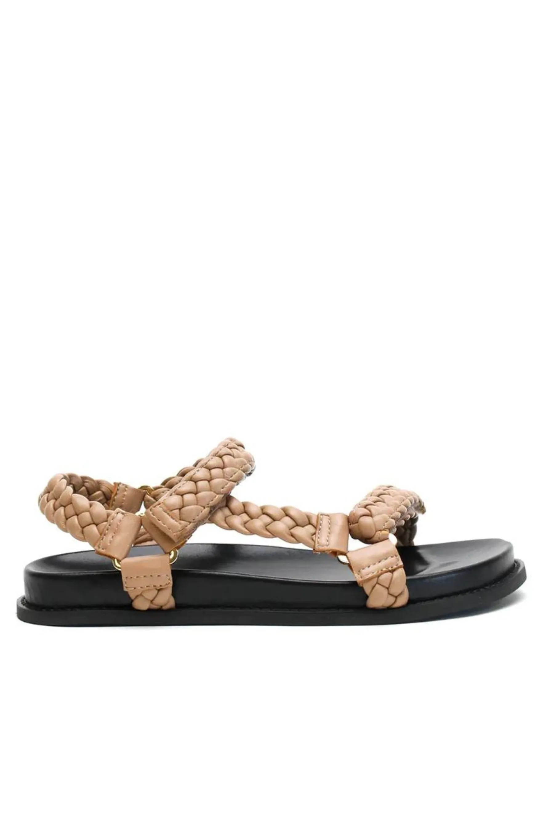 Elke Braided Sandal | Nude