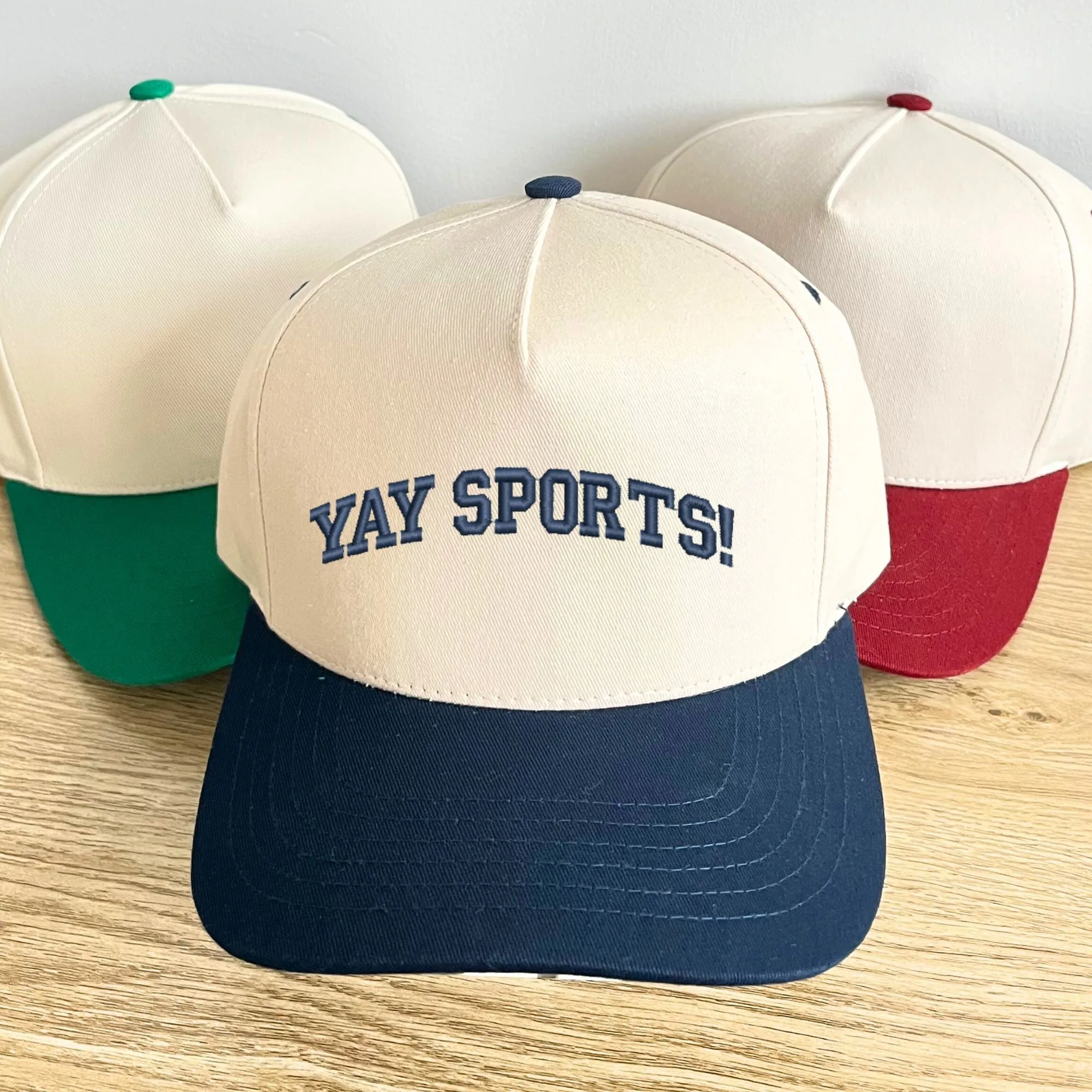 Embroidered Yay Sports Two-Toned Trucker Hat