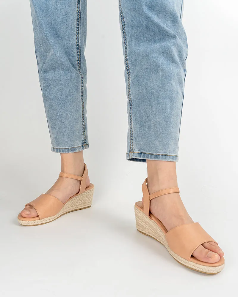 Espadrille Platform Open Toe Wedge Sandals