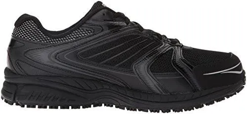 Fila Memory Reckoning 7 Work Slip Resistant Steel Toe Running Shoe Blackblackmetc Silver 9.5 M US