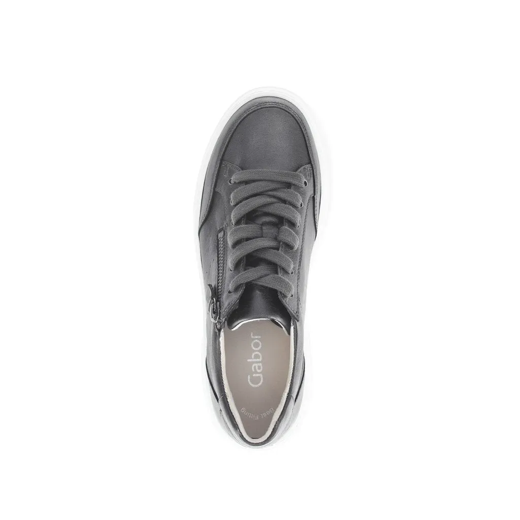 Gabor Chunky Metallic Trainer